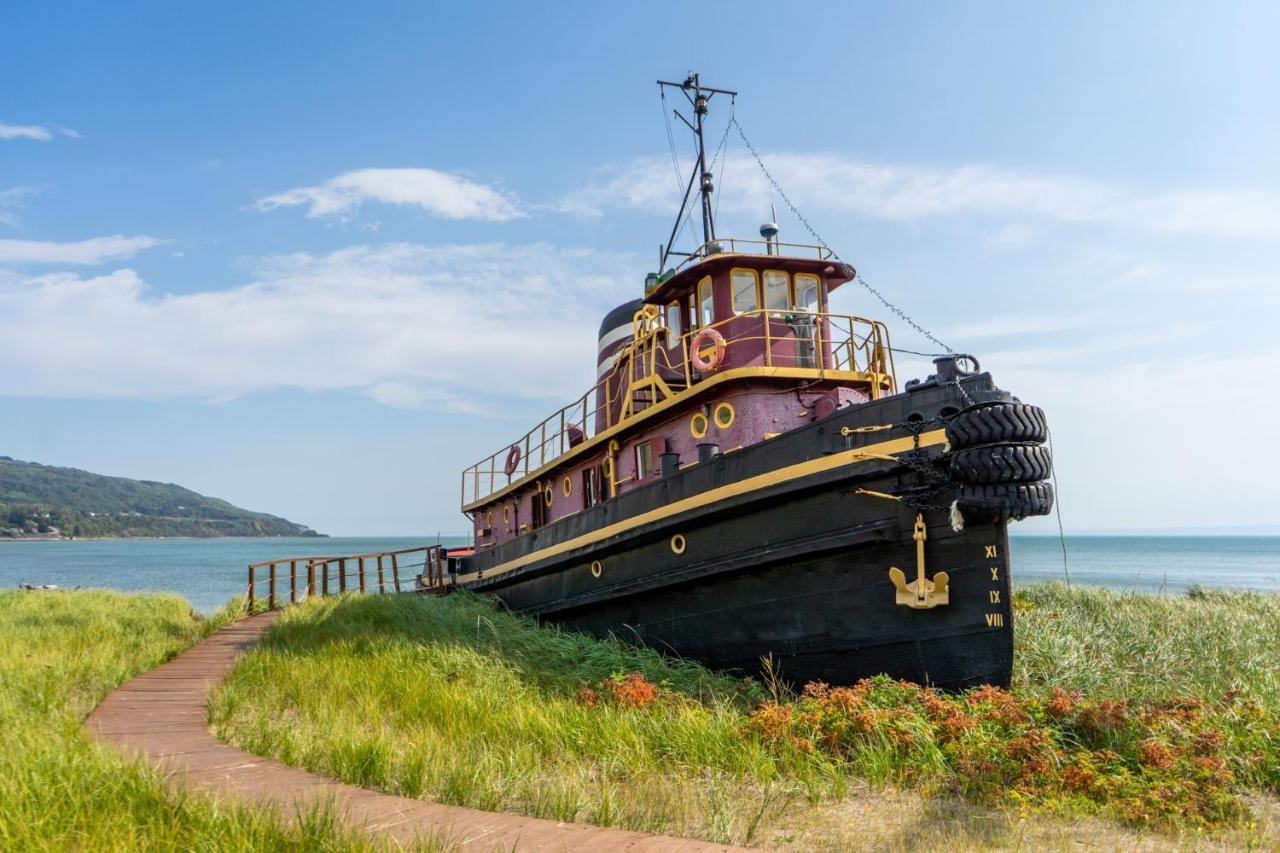Auberge De La Rive De Charlevoix - Auberge De Jeunesse Familiale Pour Voyageurs De Tous Ages Saint-Joseph-de-la-Rive Екстериор снимка